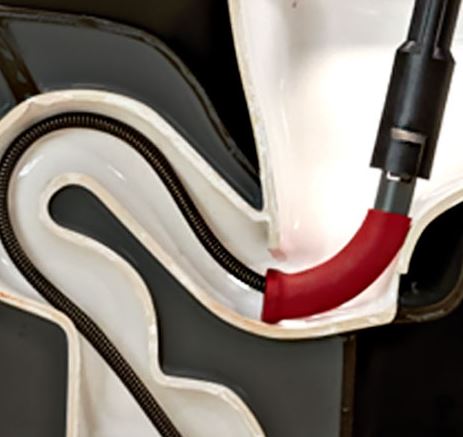 在小便池里看m12 trapsnake的操作