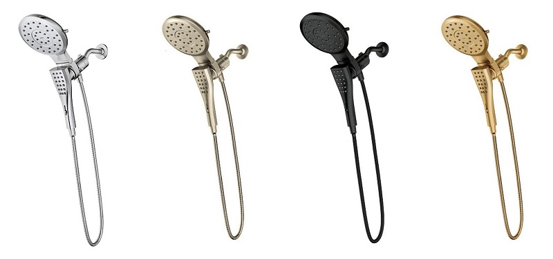 Moen Verso淋浴头在每个完成