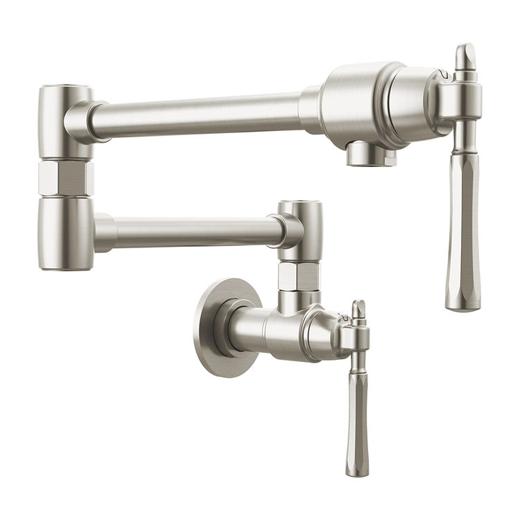 stainless steel Tulham pot filler faucet