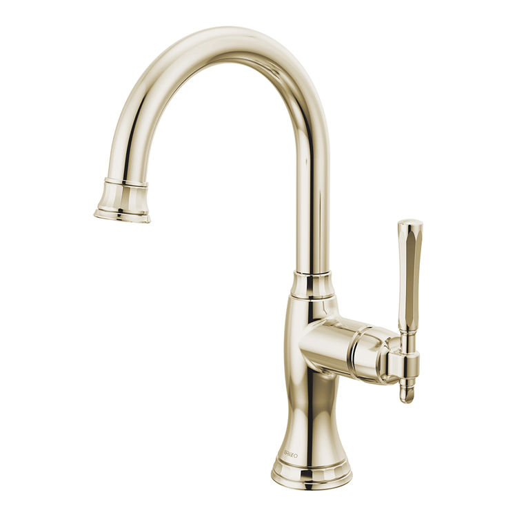 polished nickel Tulham bar faucet